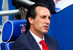 Arsenal manager Unai Emery prior to kick off