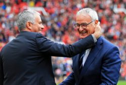 Manchester United ManU manager Jose Mourinho greets Leicester City manager Claudio Ranieri during the Premier League match at Old Trafford Stadium, Manchester. Picture date: September 24th, 2016. Pic Sportimage PUBLICATIONxNOTxINxUK

Manchester United ManU Manager Jose Mourinho greets Leicester City Manager Claudio Ranieri during The Premier League Match AT Old Trafford Stage Manchester Picture Date September 24th 2016 Pic Sportimage PUBLICATIONxNOTxINxUK
