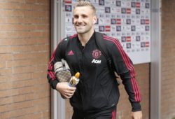 Luke Shaw of Manchester United ManU arrives during the Premier League match at the Turf Moor Stadium, Burnley. Picture date 2nd September 2018. Picture credit should read: Andrew Yates/Sportimage PUBLICATIONxNOTxINxUK