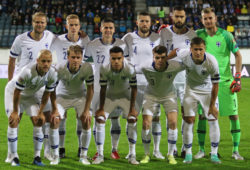 20180911, Turku, Veritas Stadion, UEFA Nations League ottelu Suomi vs. Viro. Kuvassa Suomen joukkue. Jaakko Stenroos/AOP 
All Over Press