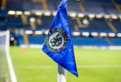 Chelsea badge during the The FA Cup third round replay match between Chelsea and Norwich City at Stamford Bridge, London