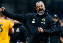 Wolverhampton Wanderers Manager Nuno Espirito Santo celebrates.