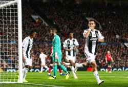 Paulo Dybala of Juventus celebrates scoring a goal to make it 0-1