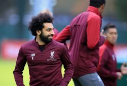 23rd October 2018, Melwood Training Complex, Liverpool, England; UEFA Champions League football, Liverpool versus Red Star Belgrade press conference PK Pressekonferenz Mohamed Salah of Liverpool warms up before the training session PUBLICATIONxINxGERxSUIxAUTxHUNxSWExNORxDENxFINxONLY ActionPlus12072802 DavidxBlunsden