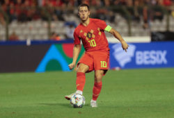 4.07755639 Eden Hazard (Belgium) during the UEFA Nations League, League A, Group 2 football match between Belgium and Switzerland on October 12, 2018 at stade Roi Baudouin in Brussels, Belgium - Photo Laurent Lairys / DPPI 
IBL