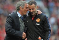 Chelsea's Manager Jose Mourinho With Ryan Giggs August 26th 2013 - Manchester Uk- Manchester United V Chelsea Premier League Picture By Ian Hodgson/daily Mail