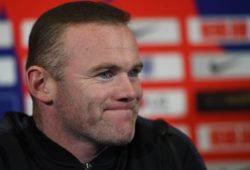 Wayne Rooney of England speaks to the media