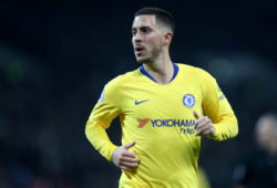 Eden Hazard of Chelsea during Tottenham Hotspur vs Chelsea, Premier League Football at Wembley Stadium on 24th November 2018