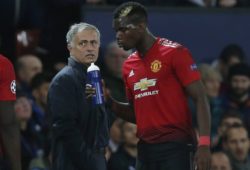 Paul Pogba of Manchester United ManU and Jose Mourinho manager of Manchester United during the UEFA Champions League Group H match at Old Trafford Stadium, Manchester. Picture date: 2nd September 2018. Picture credit should read: Andrew Yates/Sportimage PUBLICATIONxNOTxINxUK