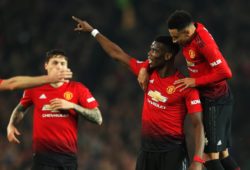 Manchester United ManU s Paul Pogba celebrates after scoring his teams third goal during the Premier League match at Old Trafford, Manchester. Picture date: 26th December 2018. Picture credit should read: Matt McNulty/Sportimage PUBLICATIONxNOTxINxUK B69P0300.JPG