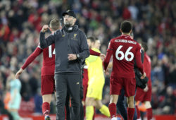 4.07867870 Liverpool Manager Jurgen Klopp celebrates after the English championship Premier League football match between Liverpool and Arsenal on December 29, 2018 at Anfield stadium in Liverpool, England - Photo Craig Galloway / ProSportsImages / DPPI 
IBL