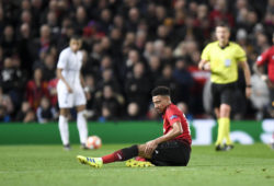 14 JESSE LINGARD (MAN) - BLESSURE - DECEPTION FOOTBALL : Manchester United ManU vs Paris SG - Ligue des Champions - 12/02/2019 AnthonyBIBARD/FEP/Panoramic PUBLICATIONxNOTxINxFRAxITAxBEL