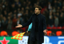 EDITORIAL USE ONLY
MANDATORY CREDIT: PHOTO BY DAVID SIMPSON/TGS PHOTO/REX/SHUTTERSTOCK (10104275BA)
TOTTENHAM HOTSPUR MANAGER MAURICIO POCHETTINO DURING TOTTENHAM HOTSPUR VS BORUSSIA DORTMUND, UEFA CHAMPIONS LEAGUE FOOTBALL AT WEMBLEY STADIUM ON 13TH FEBRUARY 2019
TOTTENHAM HOTSPUR VS BORUSSIA DORTMUND, UEFA CHAMPIONS LEAGUE, FOOTBALL, WEMBLEY STADIUM, LONDON, GREATER LONDON, UNITED KINGDOM - 13 FEB 2019