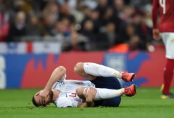 England v Czech Republic UEFA EURO EM Europameisterschaft Fussball 2020 Qualifiers Eric Dier of England is injured during the UEFA Euro 2020 Qualifiers match at Wembley Stadium, London PUBLICATIONxNOTxINxUKxCHN Copyright: xMartynxHaworthx FIL-13025-0129