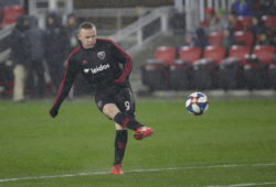 March 3, 2019: D.C. United Forward (9) Wayne Rooney warms up before an MLS soccer match between the D.C. United and the Atlanta United FC at Audi Field in Washington DC. Justin Cooper/(Photo by Justin Cooper/CSM/Sipa USA)