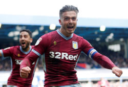 Soccer Football - Championship - Birmingham City v Aston Villa - St Andrew's, Birmingham, Britain - March 10, 2019   Aston Villa's Jack Grealish celebrates scoring their first goal    Action Images via Reuters/Craig Brough    EDITORIAL USE ONLY. No use with unauthorized audio, video, data, fixture lists, club/league logos or "live" services. Online in-match use limited to 75 images, no video emulation. No use in betting, games or single club/league/player publications.  Please contact your account representative for further details.