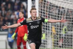 Editorial use only
Mandatory Credit: Photo by Ahmad Mora/ProSports/REX (10208790a)
Matthijs de Ligt of Ajax celebrates during the Champions League match between Juventus FC and Ajax at Juventus Stadium, Turin
Juventus FC v Ajax, Champions League., Quarter-Final Leg 2 of 2 - 17 Apr 2019