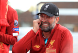 Editorial use only
Mandatory Credit: Photo by Paul Greenwood/BPI/REX (10266588ca)
Liverpool Manager Jurgen Klopp on the parade bus prior to departure
Liverpool FC Victory Parade, UEFA Champions League, Football, Liverpool, UK - 02 Jun 2019