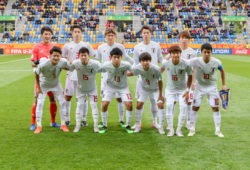 May 26, 2019 - Gdynia, Poland - National team of Japan seen during group photo before the FIFA U-20 World Cup match between Mexico and Japan (GROUP B) in Gdynia.
