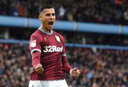 FILE PHOTO: Soccer Football - Championship - Aston Villa v Middlesbrough - Villa Park, Birmingham, Britain - March 16, 2019  Aston Villa's Anwar El Ghazi celebrates scoring their first goal   Action Images/Alan Walter  EDITORIAL USE ONLY. No use with unauthorized audio, video, data, fixture lists, club/league logos or "live" services. Online in-match use limited to 75 images, no video emulation. No use in betting, games or single club/league/player publications.  Please contact your account representative for further details./File Photo X03818