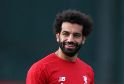Soccer Football - Champions League - Liverpool Training - Melwood, Liverpool, Britain - October 22, 2019   Liverpool's Mohamed Salah during training   Action Images via Reuters/Carl Recine  X03807