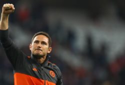 Editorial Use Only
Mandatory Credit: Photo by Kieran McManus/BPI/Shutterstock (10433585fd)
Chelsea manager Frank Lampard celebrates at full time
Lille v Chelsea, UEFA Champions League, Group H, Football, Stade Pierre Mauroy, France - 02 Oct 2019