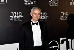FILE PHOTO: Soccer Football - The Best FIFA Football Awards - Teatro alla Scala, Milan, Italy - September 23, 2019   Former Manchester United manager Jose Mourinho poses as he arrives for the awards   REUTERS/Flavio Lo Scalzo/File Photo  X06609