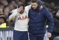 January 22, 2020, London, United Kingdom: Harry Winks of Tottenham goes off injured during the Premier League match at the Tottenham Hotspur Stadium, London. Picture date: 22nd January 2020. Picture credit should read: David Klein/Sportimage.