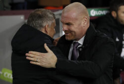 December 28, 2019, Burnley, United Kingdom: Sean Dyche manager of Burnley greets Ole Gunnar Solskjaer manager of Manchester United during the Premier League match at Turf Moor, Burnley. Picture date: 28th December 2019. Picture credit should read: Darren Staples/Sportimage.