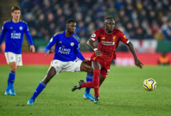 Leicester City v Liverpool Premier League Sadio Mane of Liverpool finds a way past Wilfred Ndidi of Leicester City during the Premier League match at the King Power Stadium, Leicester PUBLICATIONxNOTxINxUKxCHN Copyright: xMattxWilkinsonx FIL-13990-0139