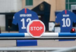 Mandatory Credit: Photo by Amer Ghazzal/Shutterstock (10655185c)
The Chelsea football stadium at Stamford Bridge remains closed as the English Premier League remains suspended due to coronavirus. Chelsea players have been training in anticipation of the league resuming on 12 June 2020.
English Premier League football matches suspended, London, UK - 22 May 2020