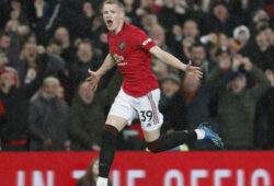 Scott McTominay of Manchester United, ManU celebrates scoring the second goal during the Premier League match at Old Trafford, Manchester. Picture date: 8th March 2020. Picture credit should read: Darren Staples/Sportimage PUBLICATIONxNOTxINxUK SPI-0537-0055