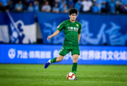 South Korean football player Kim Min-jae of Beijing Sinobo Guoan dribbles against Dalian Yifang in their 22nd round match during the 2019 Chinese Football Association Super League (CSL) in Dalian city, northeast China's Liaoning province, 15 August 2019.

Beijing Sinobo Guoan defeated Dalian Yifang 2-0. (Photo by Stringer - Imaginechina/Sipa USA)