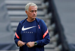 FILE PHOTO: Soccer Football - Pre Season Friendly - Tottenham Hotspur v Ipswich Town - Tottenham Hotspur Stadium, London, Britain - August 22, 2020  Tottenham Hotspur manager Jose Mourinho, as the friendly is played behind closed doors following the outbreak of the coronavirus disease (COVID-19)  Action Images via Reuters/Andrew Couldridge/File Photo  X03808