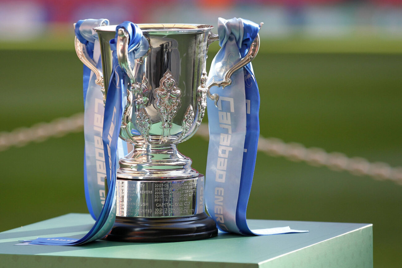 The Carabao Cup trophy during the EFL Carabao Cup Final between Chelsea