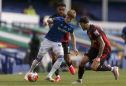 July 26, 2020, Liverpool, Merseyside, United Kingdom: Anthony Gordon of Everton during the Premier League match between Everton and Bournemouth at Goodison Park on July 26th 2020 in Liverpool, England...Featuring: Anthony Gordon.Where: Liverpool, Merseyside, United Kingdom.When: 26 Jul 2020.Credit: DanielphcimagesCover Images..**NOT AVAILABLE FOR PUBLICATION IN UK NEWSPAPERS.