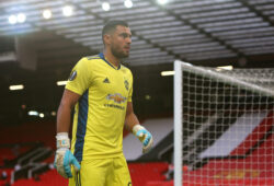 Editorial use only
Mandatory Credit: Photo by Phil Oldham/BPI/Shutterstock (10733661am)
Sergio Romero of Manchester United
Manchester United v LASK, UEFA Europa League Round of 16 2nd Leg, Football, Old Trafford, Manchester UK - 05 Aug 2020