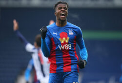 Soccer Football - Premier League - West Bromwich Albion v Crystal Palace - The Hawthorns, West Bromwich, Britain - December 6, 2020 Crystal Palace's Wilfried Zaha celebrates their first goal Pool via REUTERS/Alex Livesey EDITORIAL USE ONLY. No use with unauthorized audio, video, data, fixture lists, club/league logos or 'live' services. Online in-match use limited to 75 images, no video emulation. No use in betting, games or single club /league/player publications.  Please contact your account representative for further details.  X01348